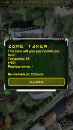 Zone taken