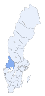 Region of Värmland within Sweden