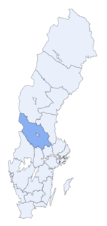 Region of Dalarna within Sweden