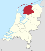 Region of Friesland in the Netherlands
