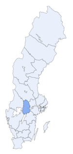 Region of Örebro within Sweden