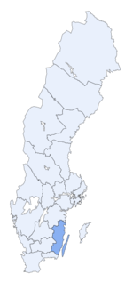 Region of Kalmar within Sweden