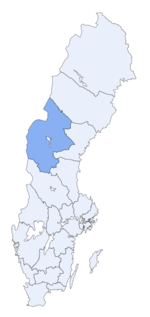 Region of Jämtland within Sweden