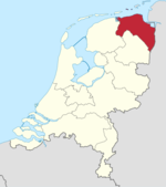 Region of Groningen in the Netherlands