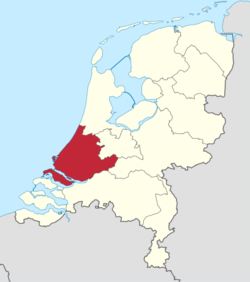 Region of South Holland within the Netherlands