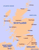 Region of Scotland within the UK