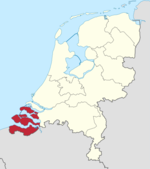 Region of Zeeland in the Netherlands