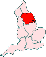 Region of Yorkshire & The Humber within the UK