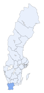 Region of Skåne within Sweden