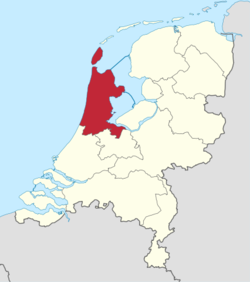 Region of North Holland within the Netherlands