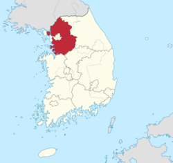 Region of Gyeonggi within South Korea