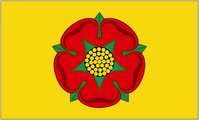 The flag of Lancashire