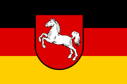 Niedersachsens flagga