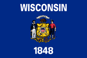 Wisconsins delstatsflagga